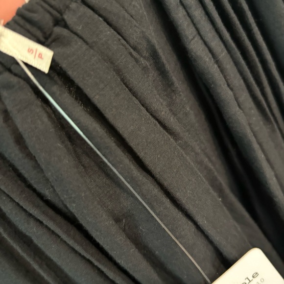 Free People Black Mini Ruffle Dress Size S - Picture 6 of 9